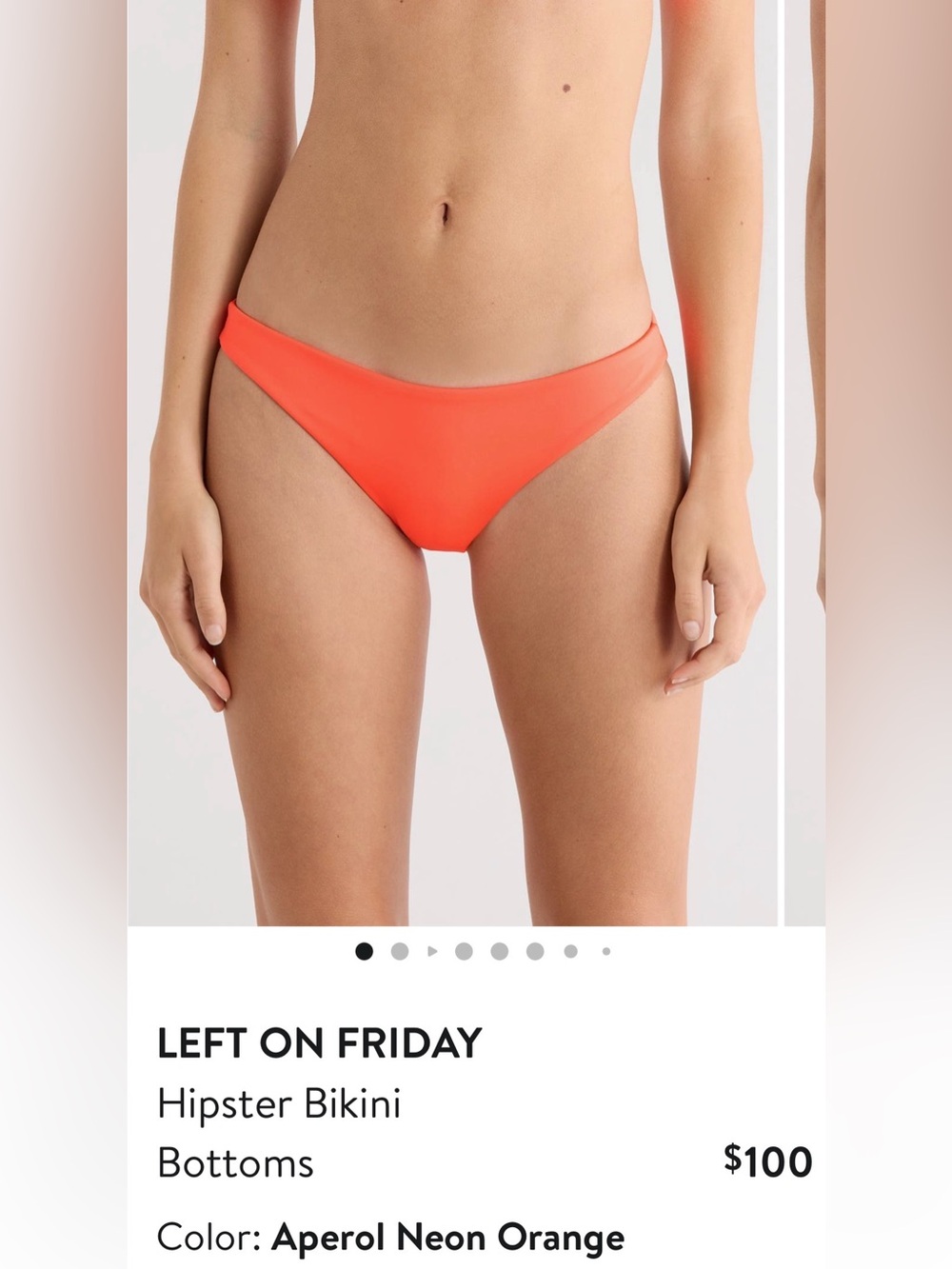 NWT Left on Friday New Med Hipster Bikini Bottom $100 MSRP